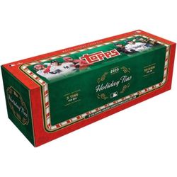 2025 Topps Holiday Tins Baseball (3 Tins Per Box/ 59 Cards Per Tin) Sealed Great Christmas Gift 