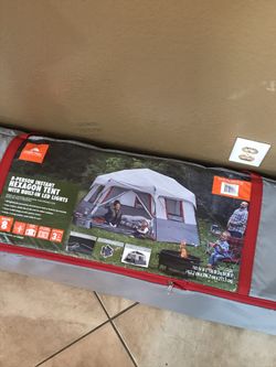 Ozark Trail 8 person tent with LED lighting!