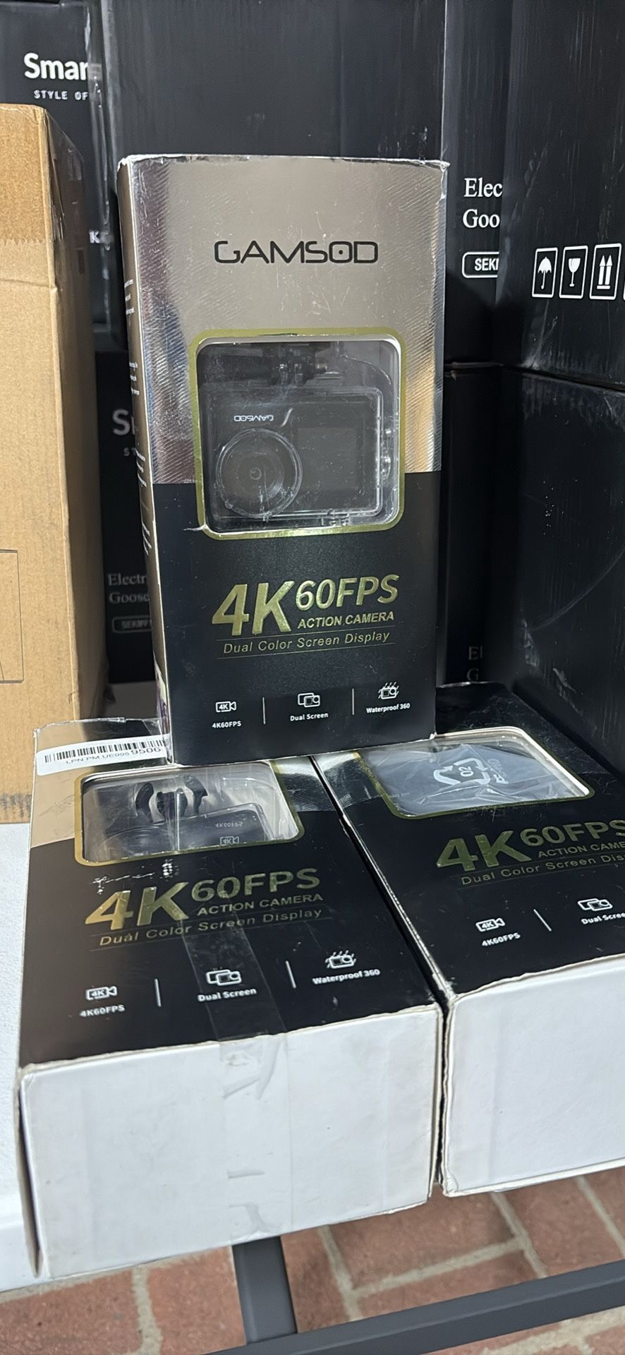 4K 60FPS 20MP WiFi Action Camera with Front LCD & Touch Rear Screens, 131 Feet Waterproof, Stabiliza