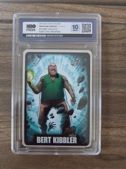 SDCC Promo Card - HBO Max Stuart Fails to Save the Universe - Bert Kibbler Mint 10