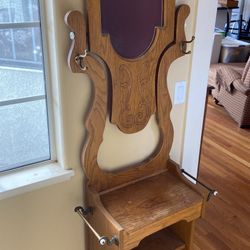 Coat rack/ antique "hall tree"