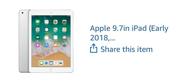 iPad Apple  9.7inch 2018 Apple iPad 