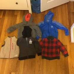 Boys Jackets, Vest, And Hoodie Size 2