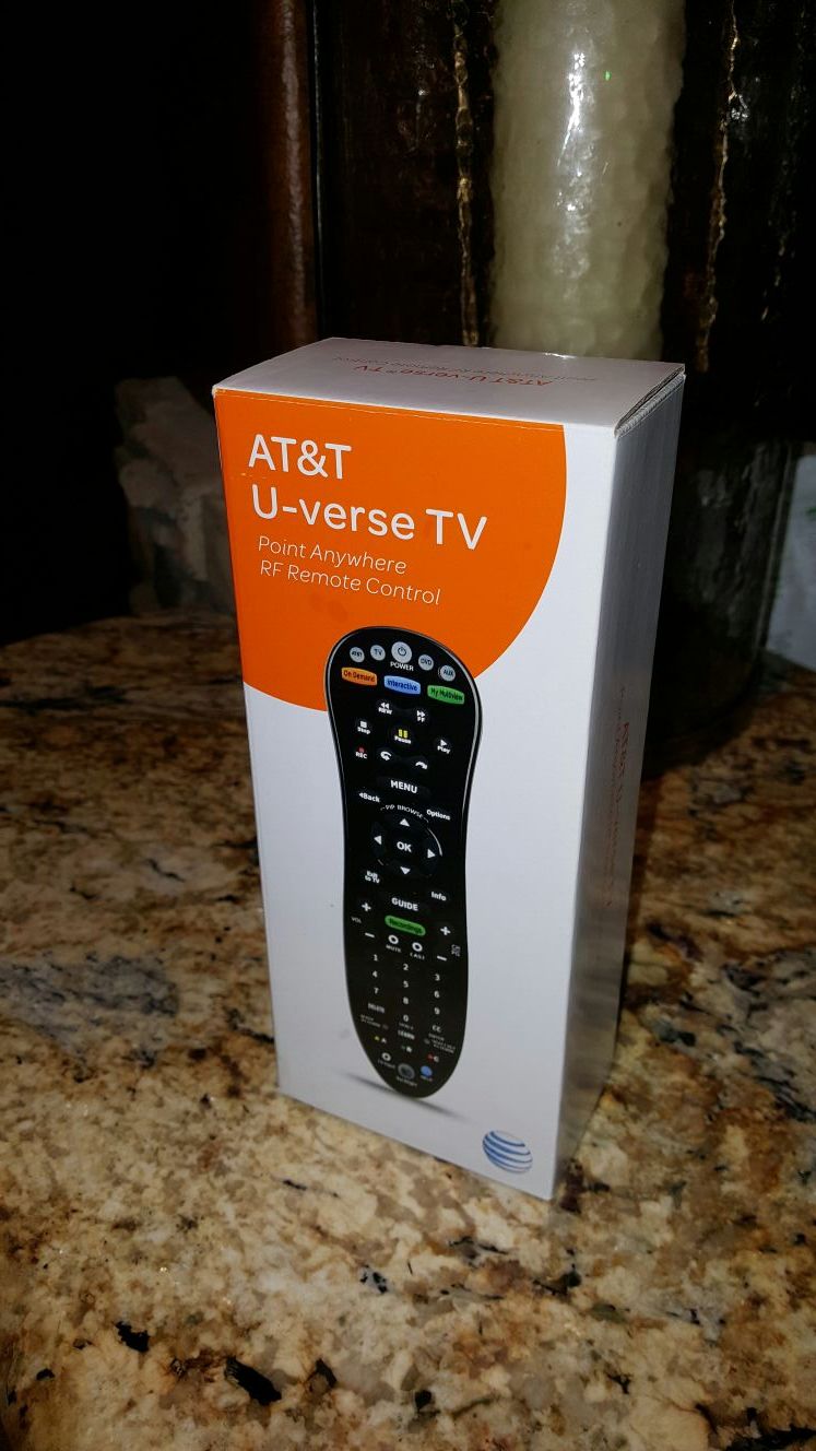 AT&T U-verse TV Point Anywhere RF Remote Control