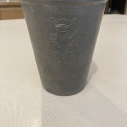 1794 Pewter Cup With German Heritage