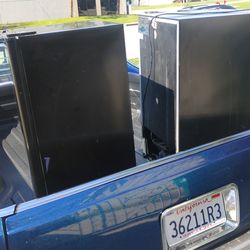 2 mini fridges