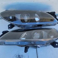 04-09 Mazda 3 Projector Headlights Luces Calaveras Micas Faros Focos Faroles