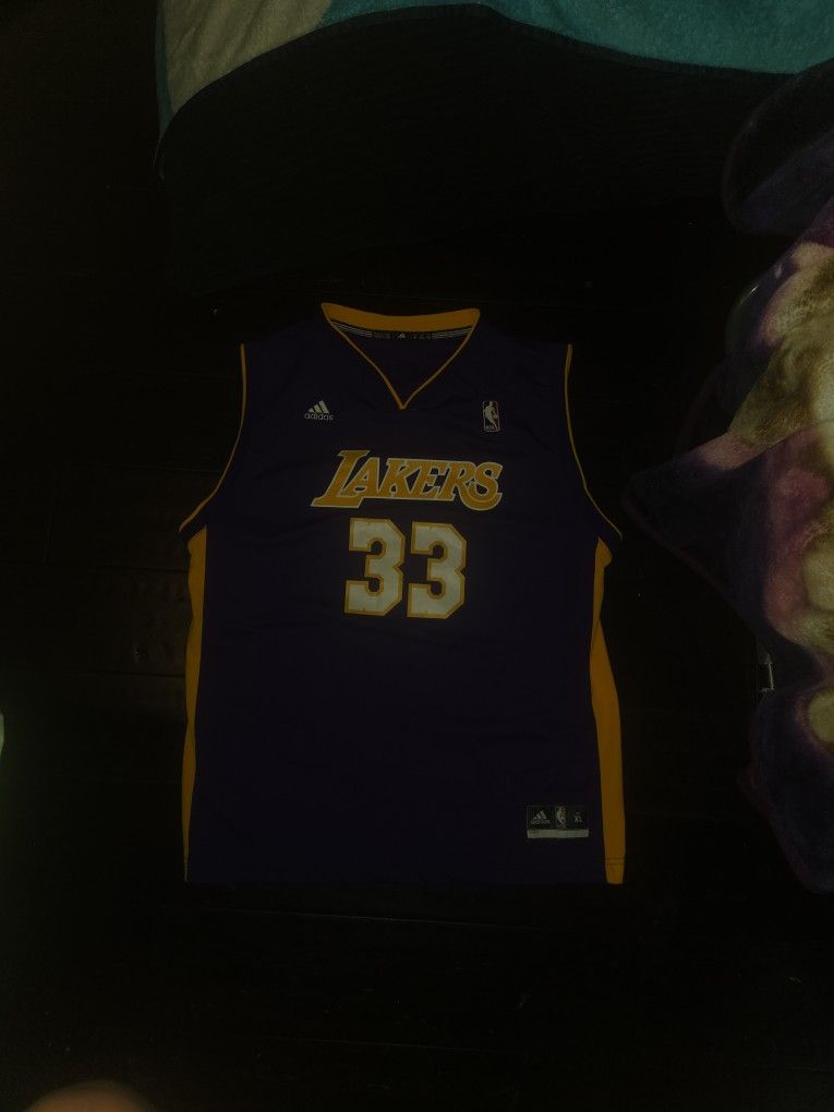 Lakers Jersey Number 33 Black 