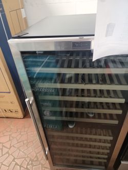 New Empava 116 Bottle Dual Zone Wine Cooler