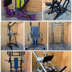 Gym Equipment, Olympic Weight Plate Bench, Chest, Smith Machines Home Leg Press Dumbbell Rack Power Squat Curl Extension Bar 