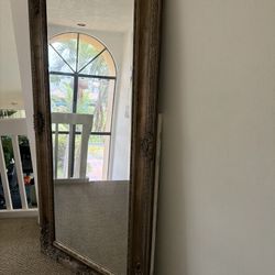 Large Ornate Vintage-Style Floor Mirror – $100 Each / $150 for Both