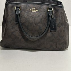 Coach Margot Carryall Signature Bag Gently Used Excellent Condition 