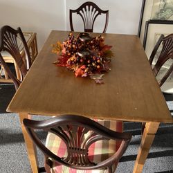 Dining Table And Four Chairs 