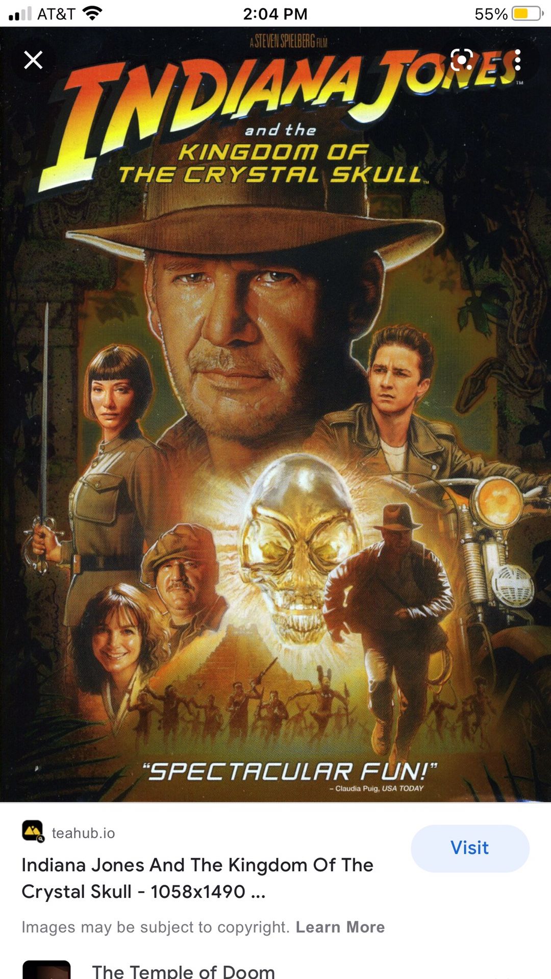 Four Indiana Jones Posters