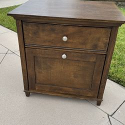 End Table - Filing Cabinet