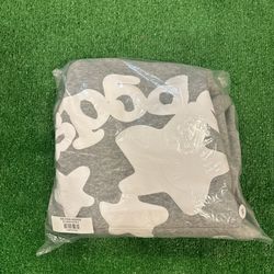 Grey Beluga Spider Hoodie 