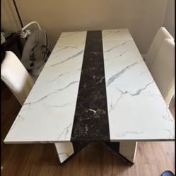 Dining Set With 4 Chairs