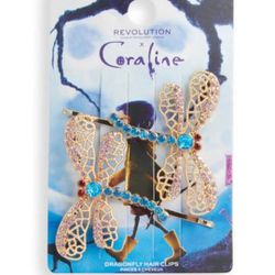 Brand New! Coraline Firefly Hair Clips 💙