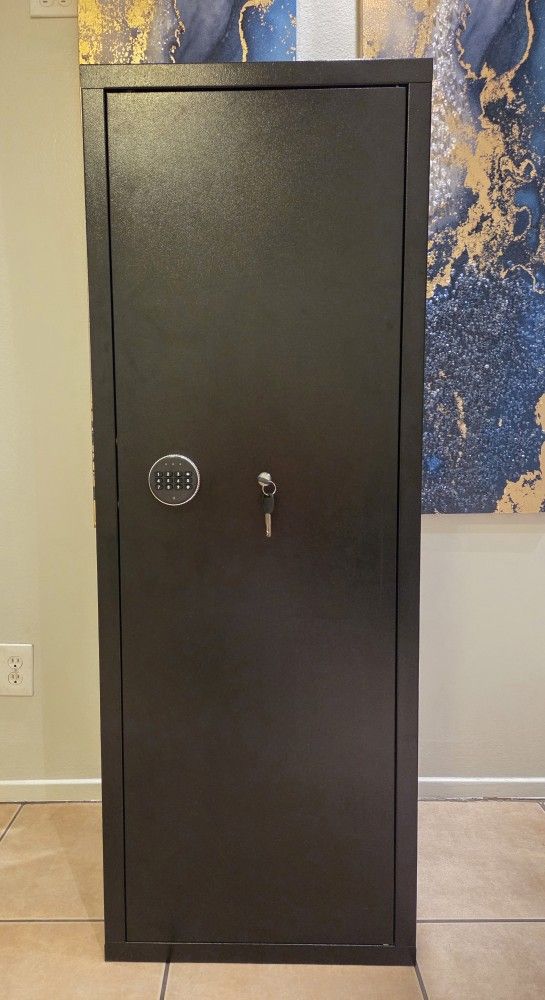 Large Gun Safe for Home Rifles and Pistols, Quick Access Security