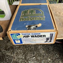 Hodgman Caster Rubber Hip Waders Size 11 