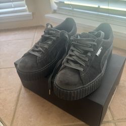 Puma Rihanna Creeper Glacier Grey Size 8.5 M 