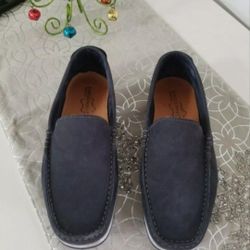 Men kING Street Dress Shoes Casual Slip On Flat Moccasins Shoes  Size 7