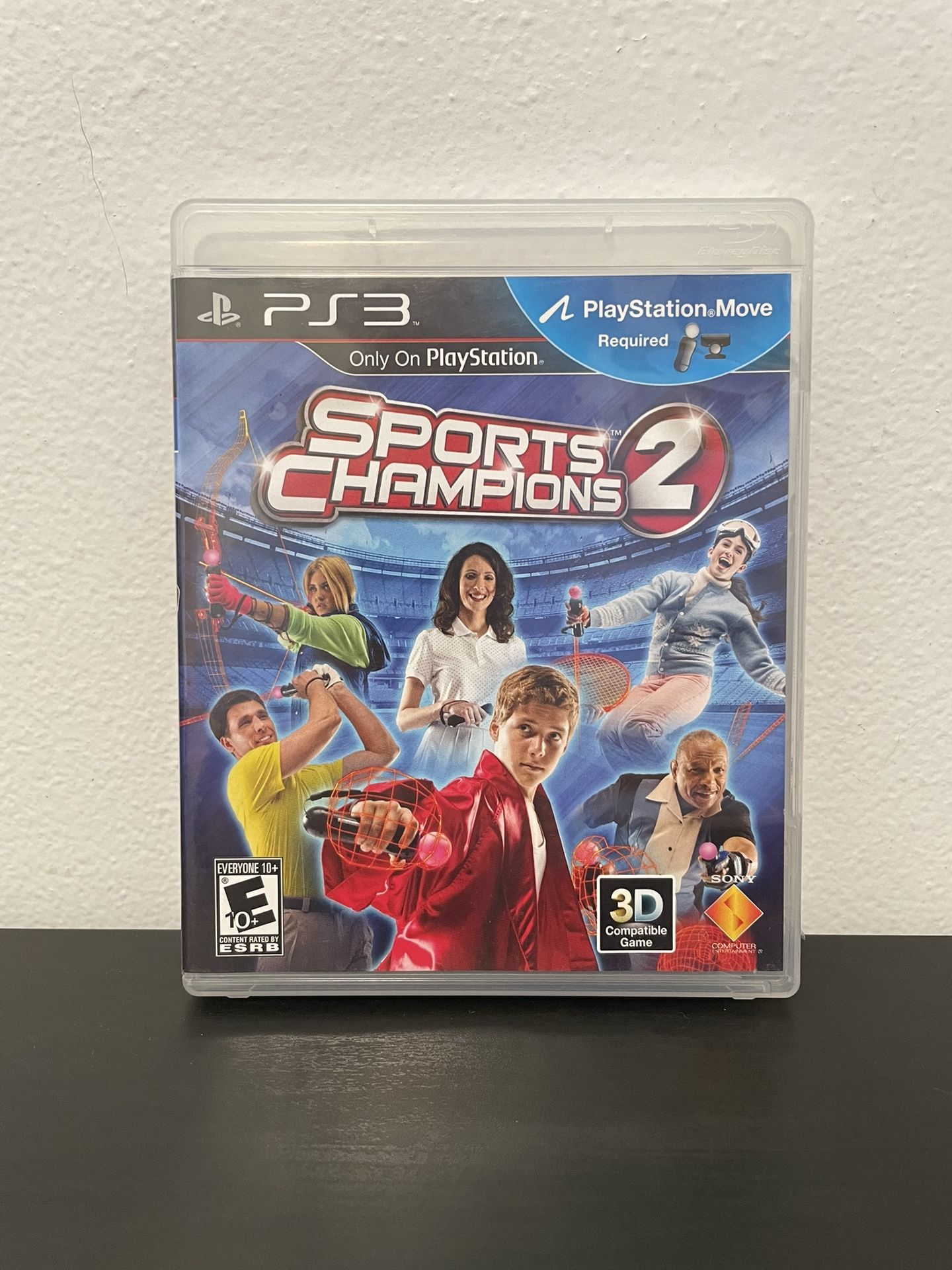 Sports Champions 2 PS3 Sony Playstation 3 Like New Video Game 3D Move