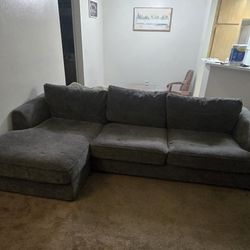 Ashley Modmax 3-Piece Sectional with Chaise (Oyster / Ink)