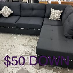 New Black Nailhead Set (90 Day Finance & Free Delivery) 