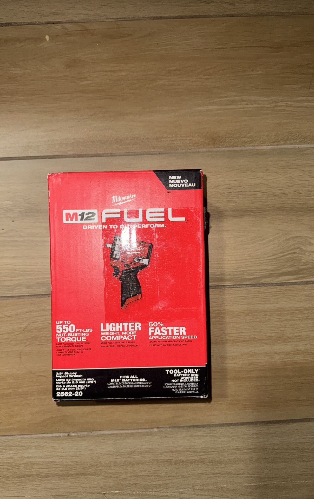 M12 FUEL 12V Lithium-Ion Brushless Cordless Stubby 3/8 in. Impact Wrench (Tool-Only)