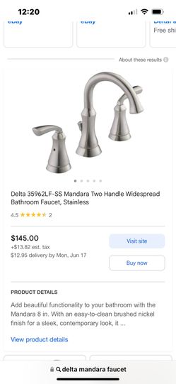 Delta Faucet New In Box