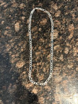 Silver Figaro Chain