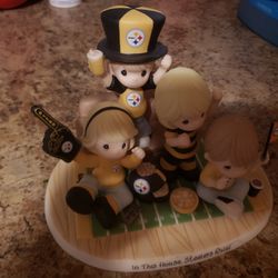 Precious Moments In This House Steelers Rule Figurines $25 Pickup In Oakdale 