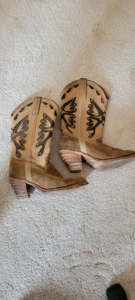 Miss Capezio Butterfly Boots- Vintage