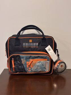 Disney Droid Depot Backpack With Clear Pouch Keychain 