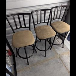 Metal Swivel Bar Stools 