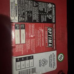 OPTIMA RED TOP Group Size 34 AGM Spiral Cell Gel Car Battery