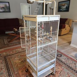 Bird Cage On The Wheel