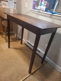 Brown Bar Height Dining Table