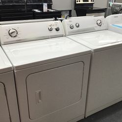 Whirlpool Washer And Dryer Set. 1 year Warranty 
