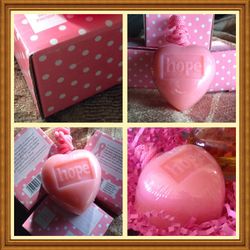 Pack Four (4) Pink “Hope Soaps” on a Rope, Brand New, Sealed