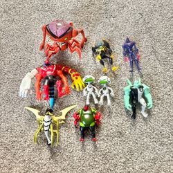 Vintage Ben 10 Action Figures Lot