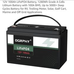 12V 100Ah life po4 battery