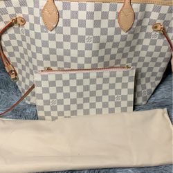 Used Azure Tote Bag