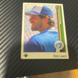 1989 Rick Leach, Toronto Blue Jays 
