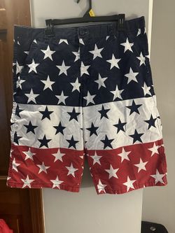 Men Patriotic Shorts