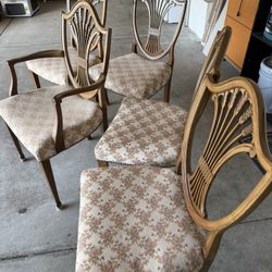 Set of 5 Dining Chairs