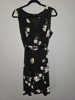 Black Floral Dress