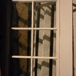 Glass Strong Metal & Wood Door