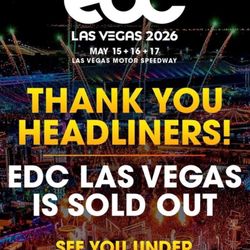 Two 3-day GA EDC Tickets